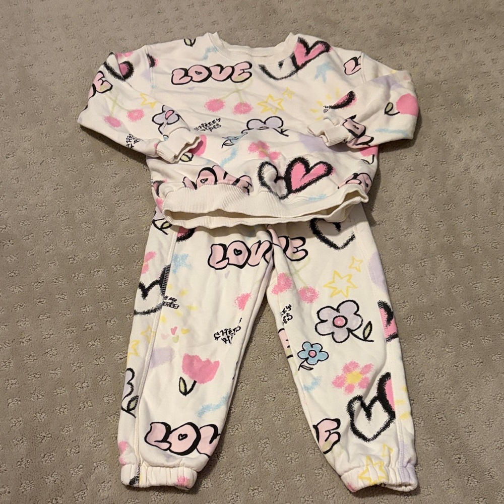 Zara LOVE Sweatsuit